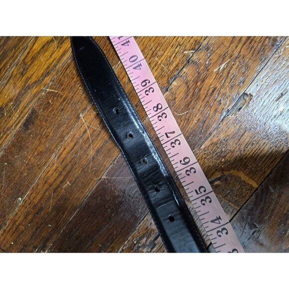 Coach Black Leather Classic Designer Belt - Picture 12 of 13